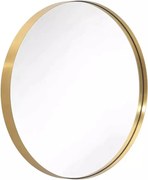 Oglinda rotunda Rea MR20G rama metalica aurie 60 cm