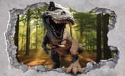 Fototapet - Gaură - dinozaur (254x184 cm)