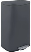 Spirella Coș de gunoi cu pedală soft-close Akira50 l, gri mat, 50 l