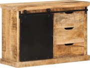 vidaXL Dulap, 80x30x55 cm, lemn masiv de mango brut
