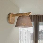 Aplică Brilagi ANTHONY 1xE14/40W/230V stejar/maro