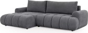 Colțar extensibil pentru dormit Lutario Mini stânga - chenille gri Vibe 95