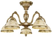 Lustra aplicata clasica cu 5 brate realizata manual 6308