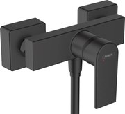 Baterie dus Hansgrohe Vernis Shape, negru mat - 71650670