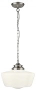 Pendul design clasic IP44 School House argintiu satin 8071-1SS SRT