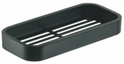 GEDY 321814 Raft inteligent pentru duș, 24,1 x 3 x11,1 cm, negru mat