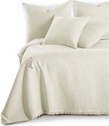 Cuvertură crem din janilie 220x240 cm Talo – Filumi