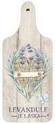 Decoratiune tocător din lemn Lavandă Bohemia Gifts