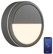 Aplică LED dimabilă de exterior Nordlux AVA SMART LED/9,5W/230V IP54 gri