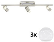 LED Spot Eglo MY CHOICE 3xE14/40W/230V crom/alb