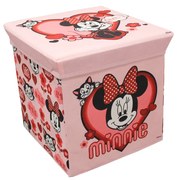 Cutie de depozitare pentru jucarii MINNIE MOUSE 30x30 cm roz