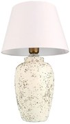 Lampă de masă RAMZES 1xE27/40W/230V alb/crem