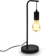 BKLICHT Lampa de masa RETRO neagra 15/16/42,5 cm