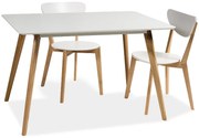 Oferta Masa de dining alba MILAN 140x80 Clasa a II-a
