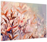 Tablou pe sticlă - Pictura pastel toamnă (70x50 cm)