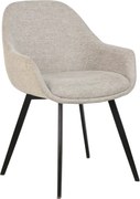 Scaun de dining VINTO BREGO bej deschis
