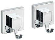 WENKO 22688100 - Cârlig VACUUM-LOC QUADRO ED, 6 x 7 cm, argintiu/crom lucios