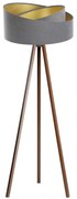 Lampă de podea GALAXY 1xE27/60W/230V gri/wenge