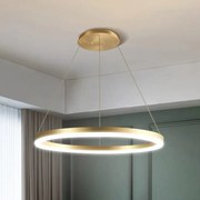 Lustra LED Cu Telecomanda, Elit's Esn5205-400F, Gold