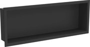 Mexen X-Wall-R raft de perete încastrat cu margine 60 x 20 cm, negru - 1970602010