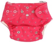 Set Scutec Pânză ECO Mamatti - chiloți + 2 x scutec, mărime. 3–8 kg, Inimi 5-14 kg