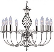 Candelabru elegant stil clasic Zanzibar argintiu 8L 4489-8 SRT