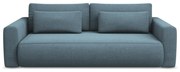 Canapea albastru-deschis extensibilă/cu spațiu de depozitare 238 cm Kapua – Makamii