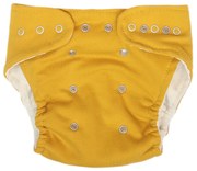 Mamatti Set scutece pânză EKO - chiloți + 2 x scutec, Raton, mărimea. 3 - 8 kg muștar 5-14 kg