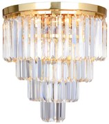 Plafonieră de cristal Brilagi MOZART 5xE14/40W/230V auriu