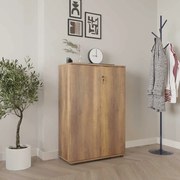 Biblioteca Adore Rio, 2 usi cu cheie, 3 rafturi, 72 x 109 x 34 cm