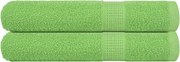 vidaXL Prosoape de saună, FROGN, 2 buc., verde măr, 80x200 cm, 360 g/m²