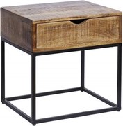 Noptiera design industrial Iron Craft 45cm natur Mango