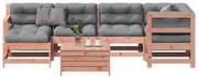 vidaXL Set mobilier de grădină cu perne, 7 piese, lemn masiv douglas