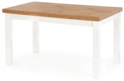 Masa extensibila Tiago lancelot/alb - L 140-220 x l 80 x h 76 cm