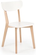 Scaun de sufragerie Barry (alb + fag). 1008326