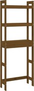 vidaXL Raft de toaletă, maro miere, 63x26x171 cm, lemn masiv de pin