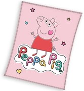 Carbotex Pătură pentru copii Pepa PorcușorulVeselă Pepina, 110 x 140 cm