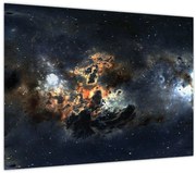 Tablou - Universul cu Nebula (70x50 cm)
