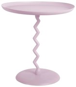 Măsuță auxiliară rotundă din metal ø 40 cm Zig Zag – Leitmotiv