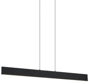 Lampă suspendată modernă neagră cu LED inclus, cu dimmer în 3 trepte Easylift - Straight