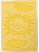 Prosop pentru copii BEBÉ galben de soare 30x50 cm