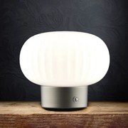 Lampă LED tactilă dimabilă de masă LATTE LED/1,8W/5V USB 2000 mAh crom/alb