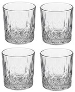 Set 4 Pahare Whisky si Cocktail, 300ml, 8.5x9 cm, SG