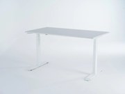 Viva Smart 2.0, Birou reglabil electric cu două motoare electrice - Standard - 1360x680x18 - Gri - Alb