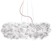 Lustra design unicat realizata manual Clizia Mama Non Mama White, 78cm