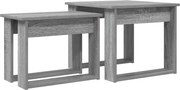 vidaXL Set de măsuțe de cafea 2 pcs Gri Sonoma Lemn compozit