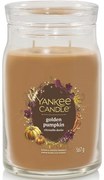 Lumânare parfumată mare Yankee Candle Signature Golden Pumpkin, 567 g, L