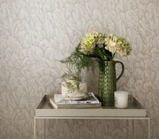 Tapet Tranquil, Pearl Cream Luxury Feather, 1838 Wallcoverings, 5.3mp / rola