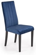 Scaun Diego 2 velvet albastru