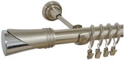 Galerie simpla DUNCAN /25 - INOX (Alege marime: 120 cm)